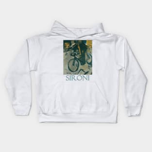 The Cyclist by Mario Sironi Kids Hoodie